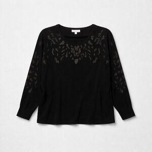 Elegant Black Women's Sparklling Gold Top large